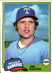 1981 Topps Baseball Cards      264     Jim Norris